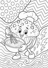 Kakao POP Art Ausmalbilder 15 Malvorlagen – Materialseite 14