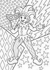 Karneval POP Art Ausmalbilder 15 Malvorlagen – Materialseite 4