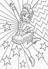 Karneval POP Art Ausmalbilder 15 Malvorlagen – Materialseite 8