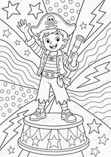 Karneval POP Art Ausmalbilder 15 Malvorlagen – Materialseite 13