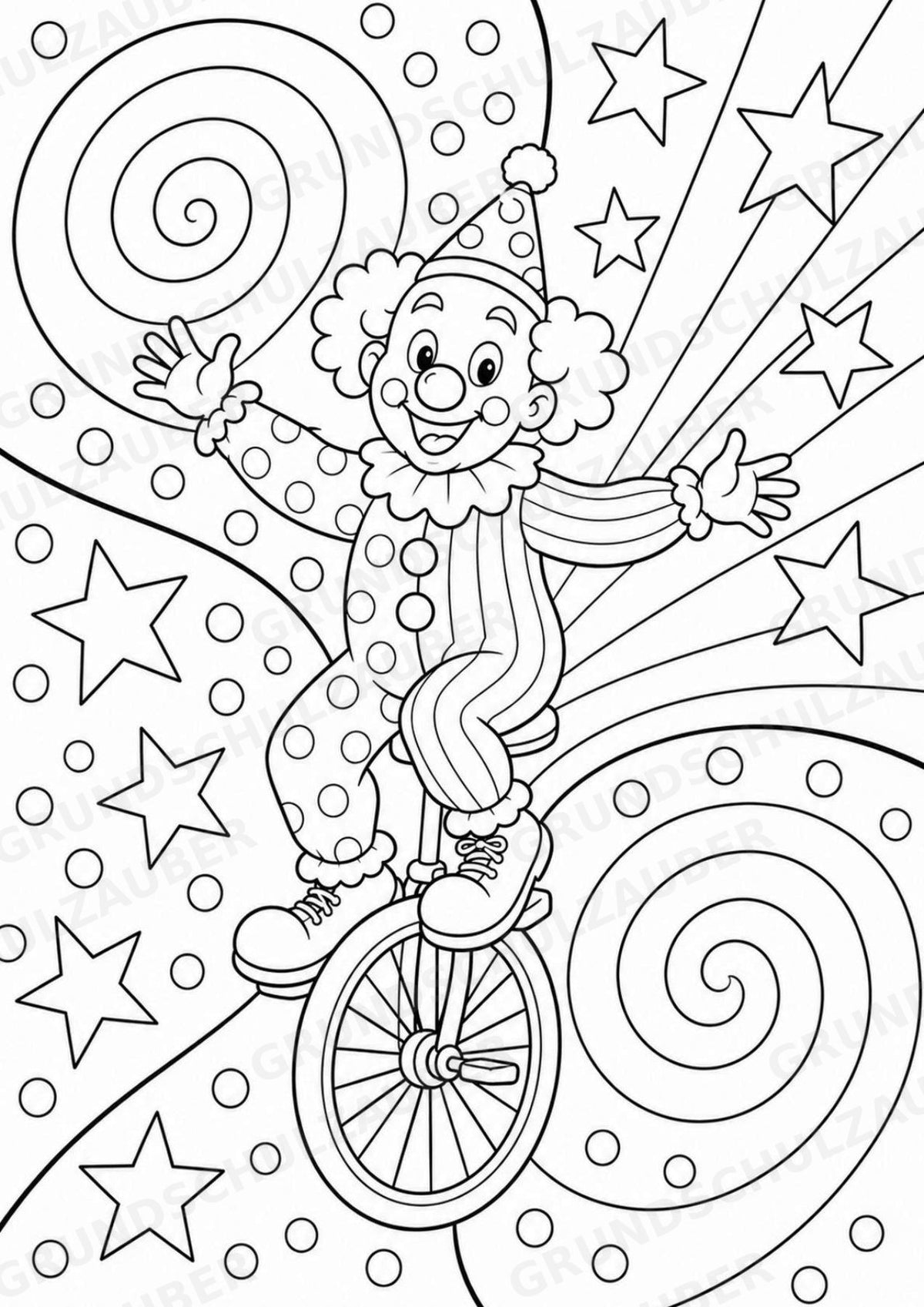 Karneval POP Art Ausmalbilder 15 Malvorlagen – Materialseite 14