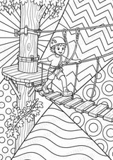 Klettern POP Art Ausmalbilder 15 Malvorlagen – Materialseite 10