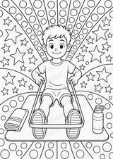 Krafttraining POP Art Ausmalbilder 15 Malvorlagen – Materialseite 9