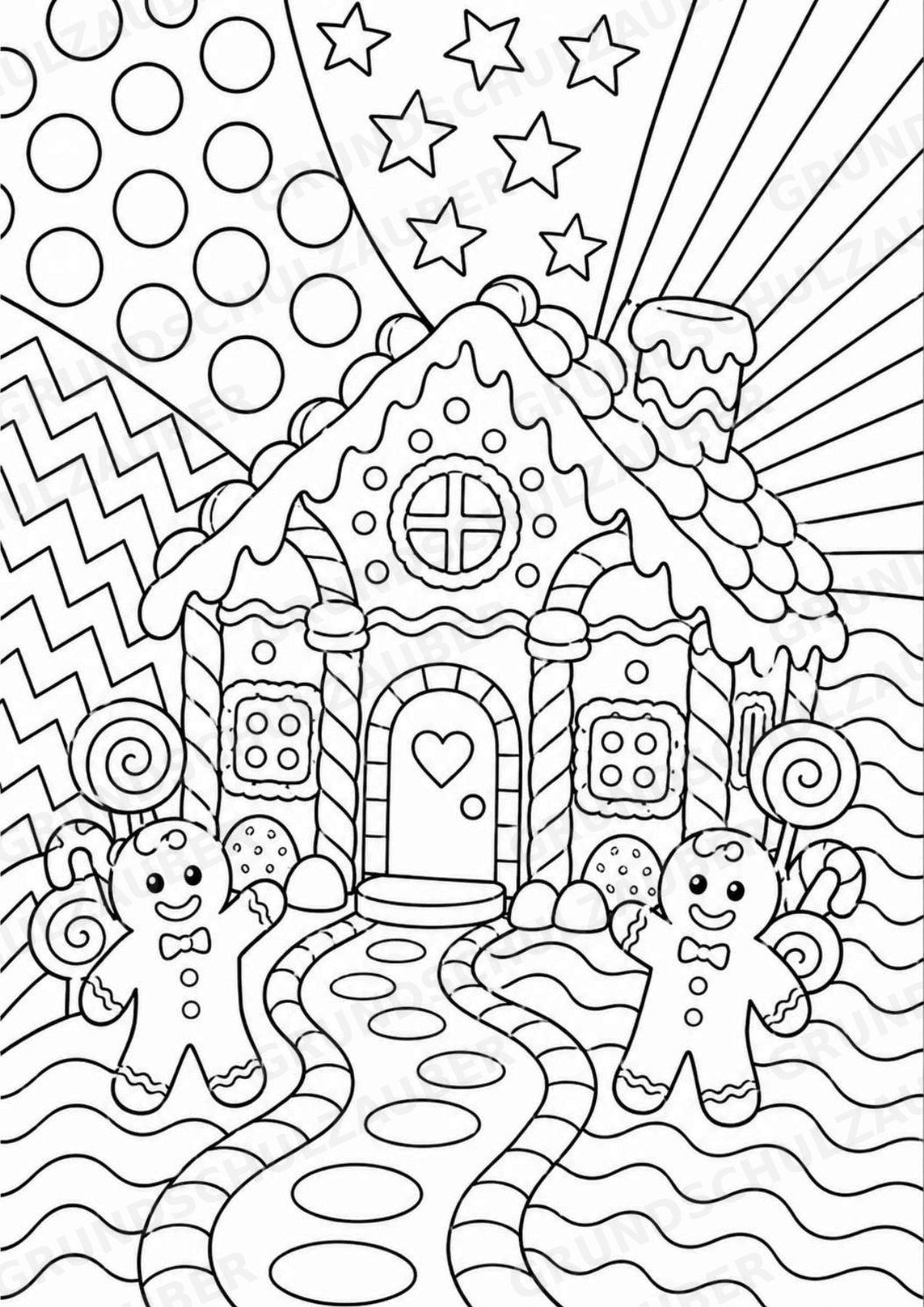 Märchen POP Art Ausmalbilder 15 Malvorlagen – Materialseite 6