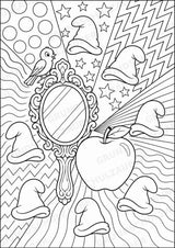 Märchen POP Art Ausmalbilder 15 Malvorlagen – Materialseite 7