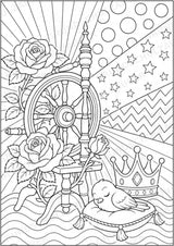 Märchen POP Art Ausmalbilder 15 Malvorlagen – Materialseite 8