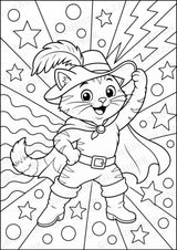 Märchen POP Art Ausmalbilder 15 Malvorlagen – Materialseite 9