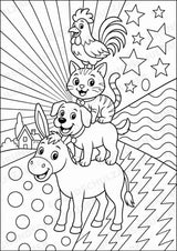 Märchen POP Art Ausmalbilder 15 Malvorlagen – Materialseite 10