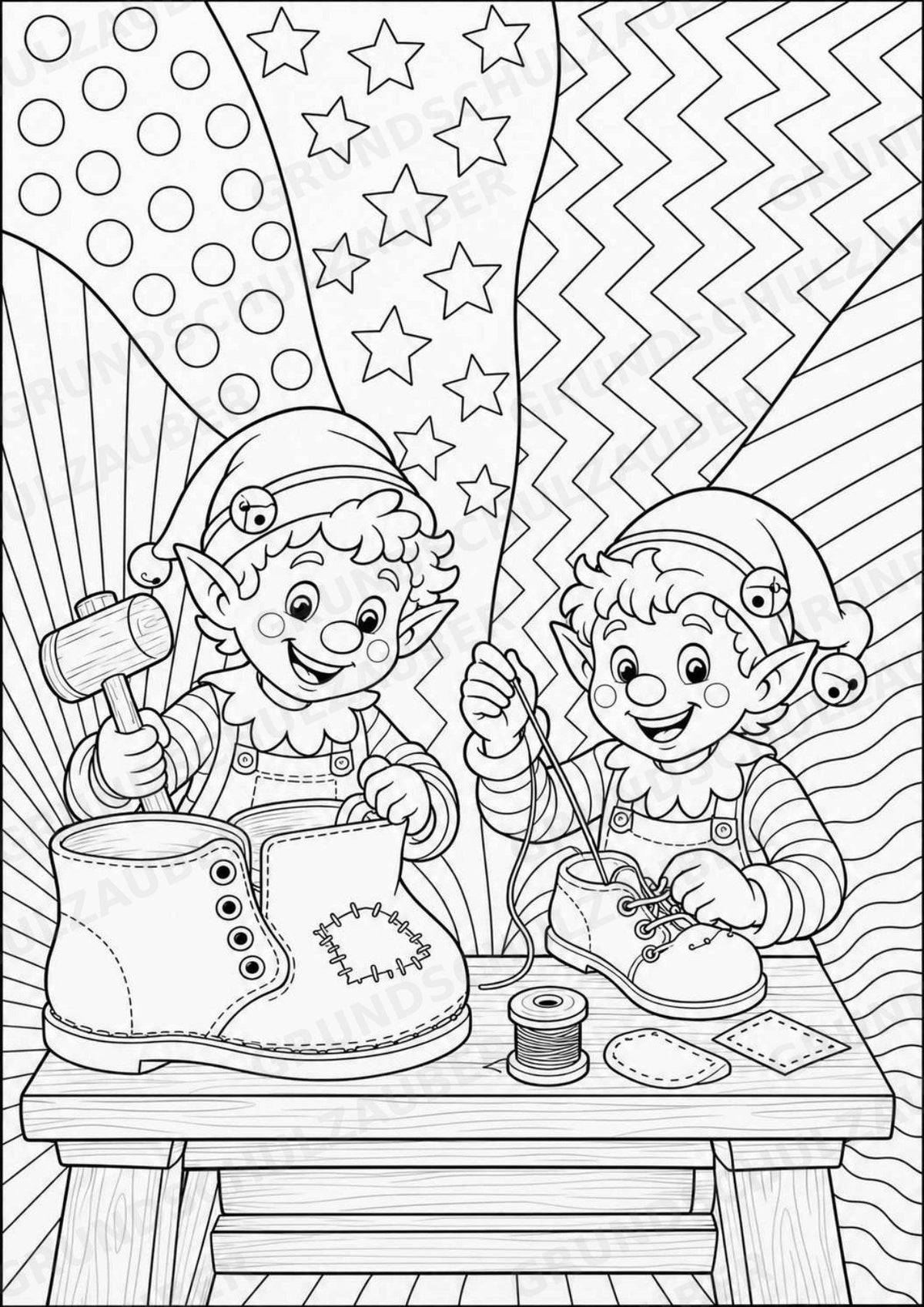 Märchen POP Art Ausmalbilder 15 Malvorlagen – Materialseite 13