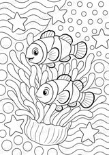 Meerestiere POP Art Ausmalbilder 15 Malvorlagen – Materialseite 7