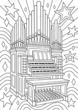 Musikinstrumente POP Art Ausmalbilder 15 Malvorlagen – Materialseite 14