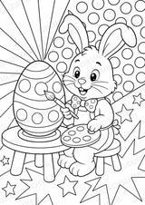 Ostern POP Art Ausmalbilder 15 Malvorlagen – Materialseite 3