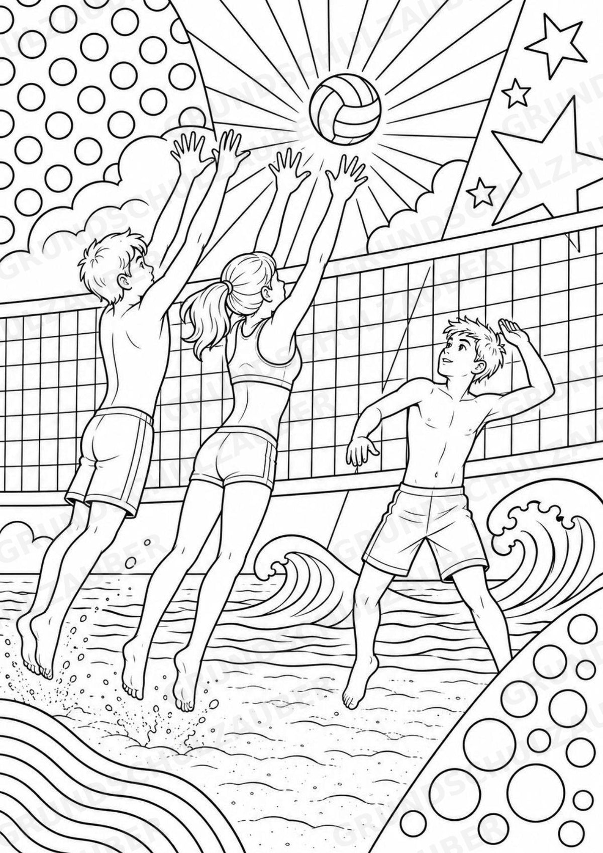 Olympische Spiele POP Art Ausmalbilder 15 Malvorlagen – Materialseite 12