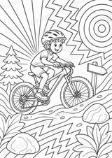 Radsport POP Art Ausmalbilder 15 Malvorlagen – Materialseite 3