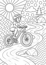 Radsport POP Art Ausmalbilder 15 Malvorlagen – Materialseite 10