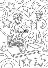 Radsport POP Art Ausmalbilder 15 Malvorlagen – Materialseite 11