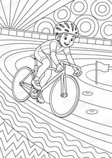 Radsport POP Art Ausmalbilder 15 Malvorlagen – Materialseite 15