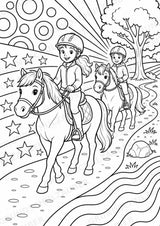 Reiten POP Art Ausmalbilder 15 Malvorlagen – Materialseite 8