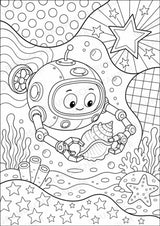 Roboter POP Art Ausmalbilder 15 Malvorlagen – Materialseite 7