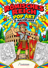 Römisches Reich POP Art Ausmalbilder 15 Malvorlagen – Cover