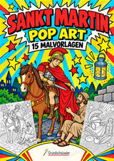 Sankt Martin POP Art Ausmalbilder 15 Malvorlagen – Cover