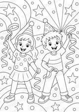 Silvester POP Art Ausmalbilder 15 Malvorlagen – Materialseite 2