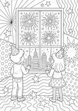 Silvester POP Art Ausmalbilder 15 Malvorlagen – Materialseite 6