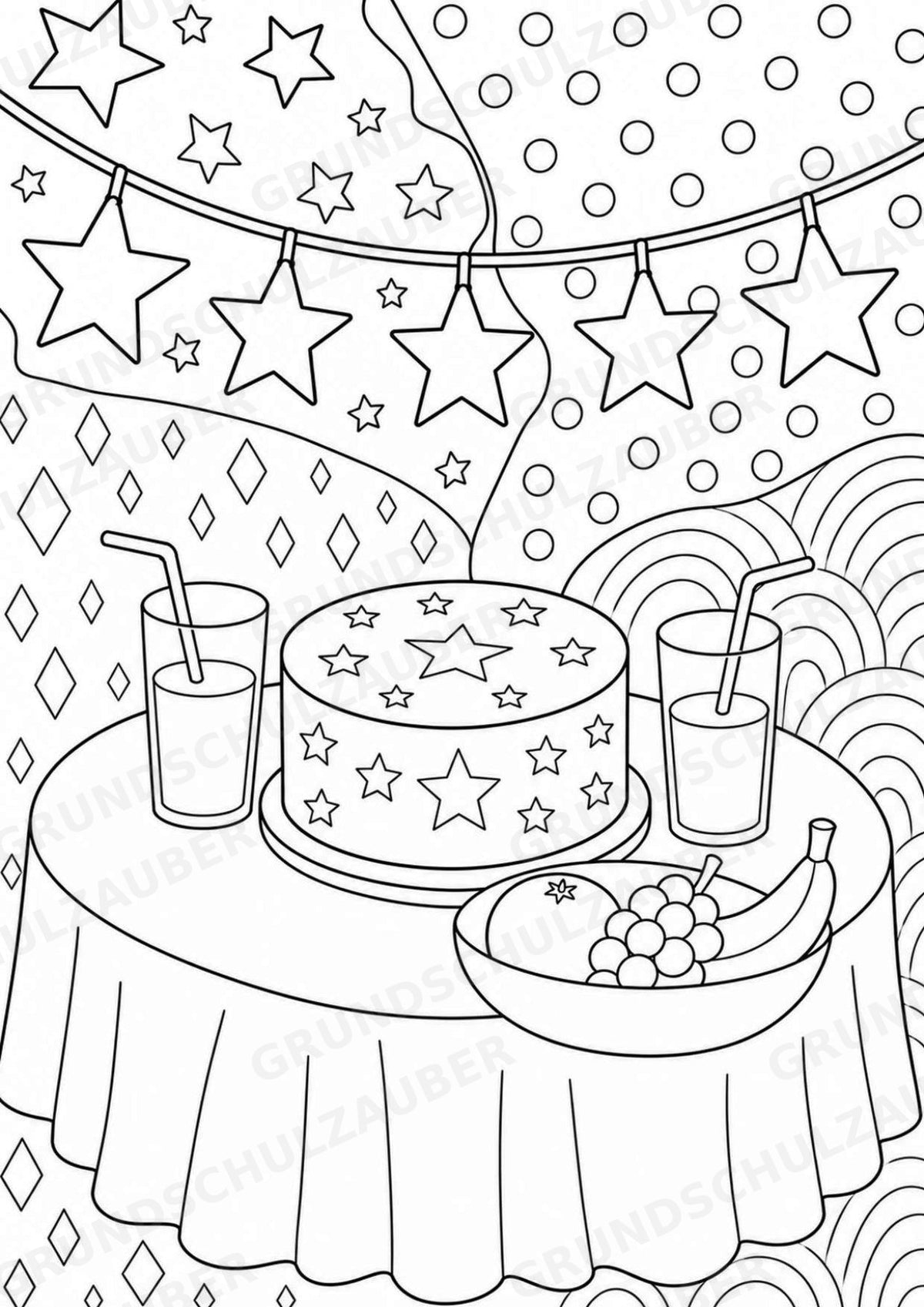Silvester POP Art Ausmalbilder 15 Malvorlagen – Materialseite 7