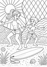 Surfen POP Art Ausmalbilder 15 Malvorlagen – Materialseite 9