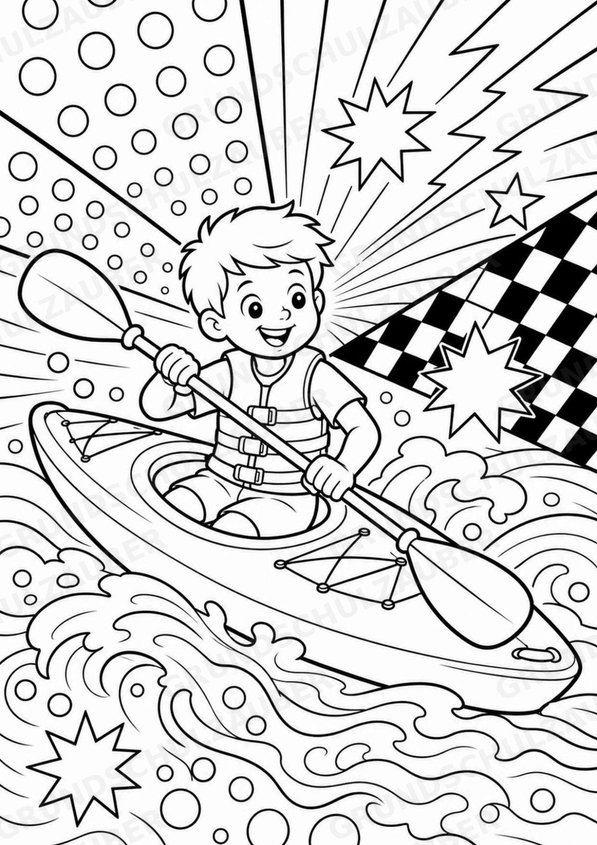 Transportmittel POP Art Ausmalbilder 15 Malvorlagen – Materialseite 9