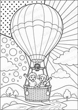 Transportmittel POP Art Ausmalbilder 15 Malvorlagen – Materialseite 13