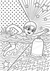 Triathlon POP Art Ausmalbilder 15 Malvorlagen – Materialseite 3