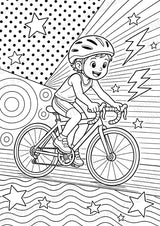 Triathlon POP Art Ausmalbilder 15 Malvorlagen – Materialseite 9
