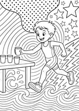 Triathlon POP Art Ausmalbilder 15 Malvorlagen – Materialseite 14