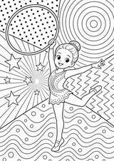 Turnen POP Art Ausmalbilder 15 Malvorlagen – Materialseite 13