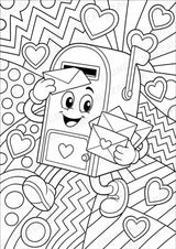 Valentinstag POP Art Ausmalbilder 15 Malvorlagen – Materialseite 7