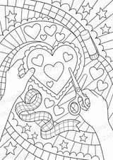 Valentinstag POP Art Ausmalbilder 15 Malvorlagen – Materialseite 8