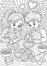 Valentinstag POP Art Ausmalbilder 15 Malvorlagen – Materialseite 12