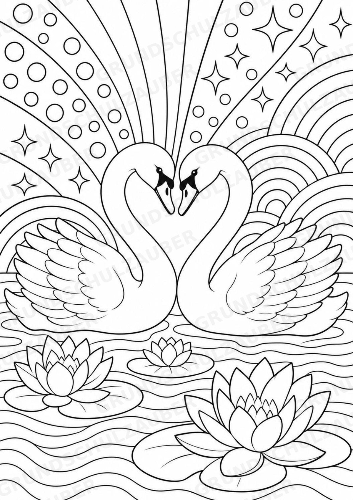 Valentinstag POP Art Ausmalbilder 15 Malvorlagen – Materialseite 14