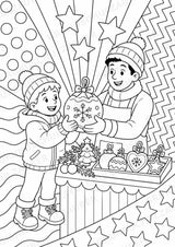 Weihnachten POP Art Ausmalbilder 15 Malvorlagen – Materialseite 10