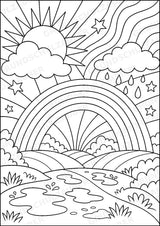 Wetter POP Art Ausmalbilder 15 Malvorlagen – Materialseite 7