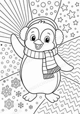 Winter POP Art Ausmalbilder 15 Malvorlagen – Materialseite 5