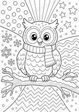 Winter POP Art Ausmalbilder 15 Malvorlagen – Materialseite 7