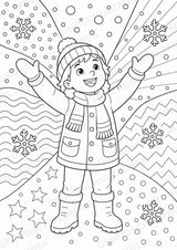 Winter POP Art Ausmalbilder 15 Malvorlagen – Materialseite 13
