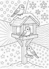 Winter POP Art Ausmalbilder 15 Malvorlagen – Materialseite 15