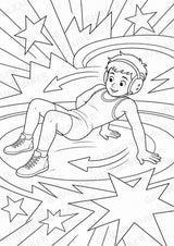 Wrestling POP Art Ausmalbilder 15 Malvorlagen – Materialseite 4