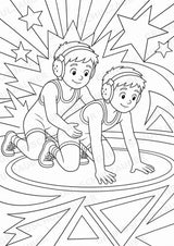 Wrestling POP Art Ausmalbilder 15 Malvorlagen – Materialseite 5