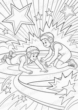 Wrestling POP Art Ausmalbilder 15 Malvorlagen – Materialseite 8