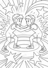 Wrestling POP Art Ausmalbilder 15 Malvorlagen – Materialseite 11