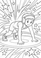 Wrestling POP Art Ausmalbilder 15 Malvorlagen – Materialseite 15